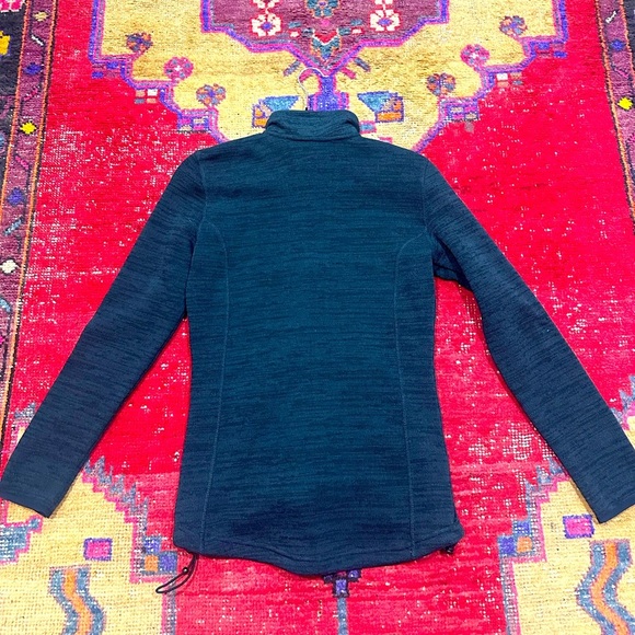 ORVIS Navy fleece zip up sz S - Picture 7 of 7